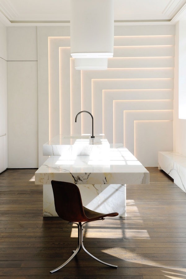 Obumex kitchen is featured in AD The Private Collection